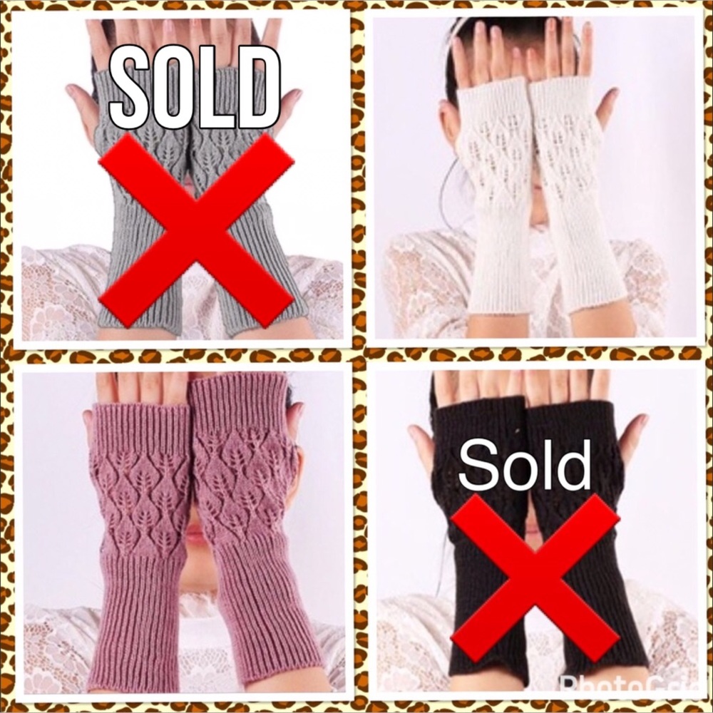 Top high quality knitted warm fingerless glove - Picture 1 of 1